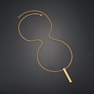 Atoztide New Engraved Date Necklaces Name for Women Stainless Steel Thick Chain